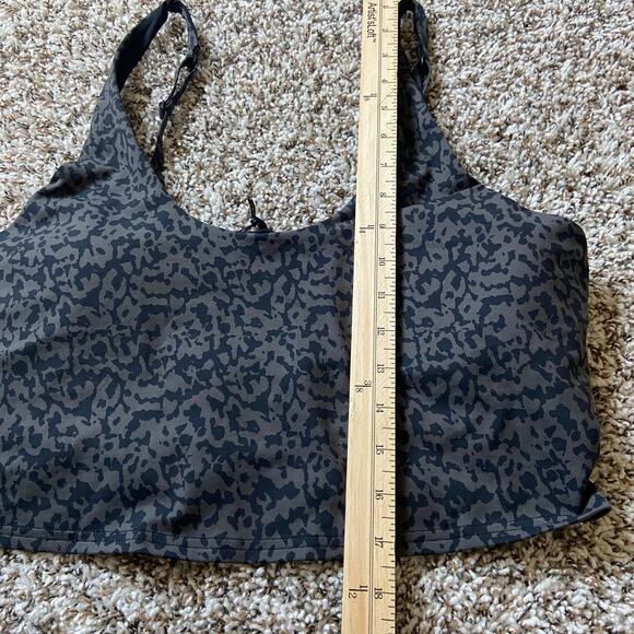 Prana Chakara Crop Top Women's XL Dark Iron Wild Adjustable Straps Racerback - Picture 8 of 9